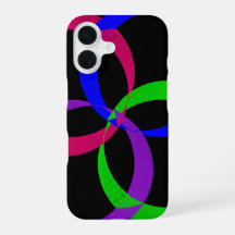Multi Kleur Geometrische Uitwisselbare iPhone 16 H