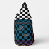 Multi-Kleur Geruite Rugzak HAMbyWG (Voorkant)