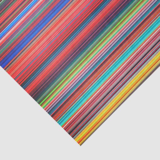 MULTI KLEUR GESTREEPT tissuepapier (Detail)