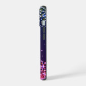 Multi Kleur Glitter Monogram iPhone 15 Case (Linkerkant)