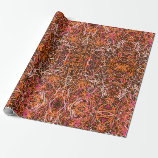 Multi-kleur inpakpapier (Uitgerold)