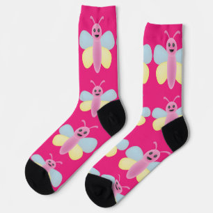 Multi-kleur Kawaii Bij Thunder_Cove Sokken