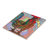 Multi Kleur Kip Tegels Tegeltje (Zijkant)
