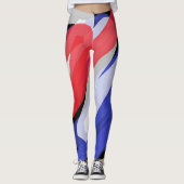 Multi-kleur leggingen leggings (Voorkant)