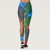 Multi Kleur Leggings (Achterkant)