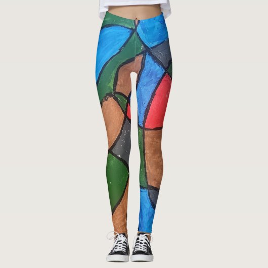 Multi Kleur Leggings (Voorkant)