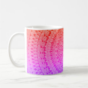 Multi Kleur Mandala Originele Kunst Mok