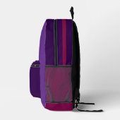 Multi-Kleur Paarse Rugzak (Rechts)