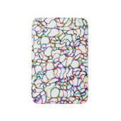 Multi-Kleur Patroon Badmat (Voorkant Verticaal)
