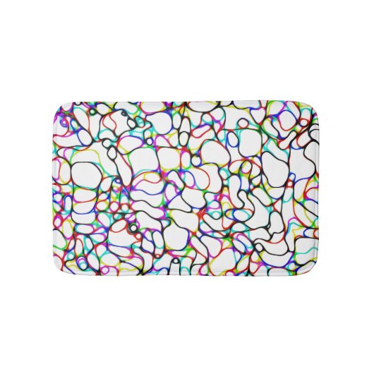 Multi-Kleur Patroon Badmat (Voorkant)