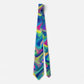 Multi-Kleur Patroon Stropdas (Voorkant)