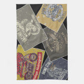 Multi Kleur Retro Auto Theedoek (Verticaal)