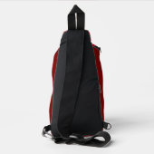 Multi-Kleur Rode Schoudertas  Sling Bag (Achterkant)