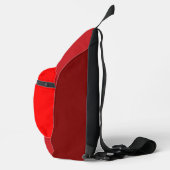 Multi-Kleur Rode Schoudertas  Sling Bag (Rechts)