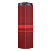 Multi-Kleur Rood Tumbler Thermosbeker (Achterkant)