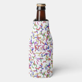 Multi Kleur Spikkels Flesjeskoeler (Fles Voorkant)