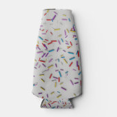 Multi kleur Sprinkles Frosted Flesjeskoeler (Voorkant)