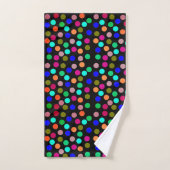 Multi kleur stippen badhanddoek set bad handdoek (Handdoek)