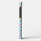 Multi kleur stippen gepersonaliseerd Case-Mate iPhone case (Achterkant / Links)