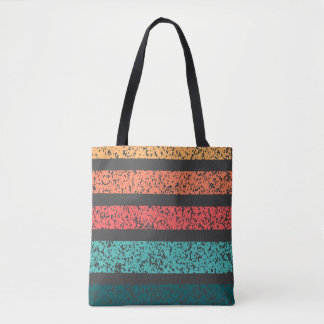 multi kleur strepen boodschappentas tote bag