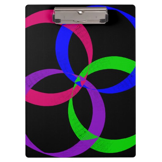 Multi Kleur Uitwisselbare Geometrische Klembord (Voorkant)
