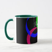 Multi Kleur Uitwisselbare Geometrische Koffiemok Mok (Links)