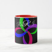 Multi Kleur Uitwisselbare Geometrische Koffiemok Mok (Midden)