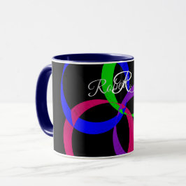 Multi Kleur Uitwisselbare Geometrische Koffiemok Mok