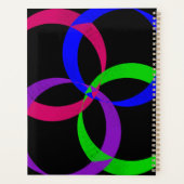 Multi Kleur Uitwisselbare Geometrische Spiraal Pla Planner (Achterkant)