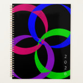 Multi Kleur Uitwisselbare Geometrische Spiraal Pla Planner (Voorkant)