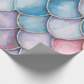Multi-Kleur Zeemeermin Schubpatroon – Magisch Cadeaupapier (Hoek)