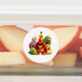 Multi kleuren Angry Birds Labels (Aangebracht)