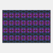 Multi Kleuren Roos Fantasy Flower Gepersonaliseerd Inpakpapier Vel (Voorkant 2)