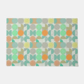 Multi-kleurig modern geometrisch   deurmat (Voorkant)