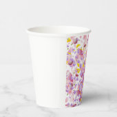 Multi-kleurige bloemblaadjes viering papieren bekers (Rechts)