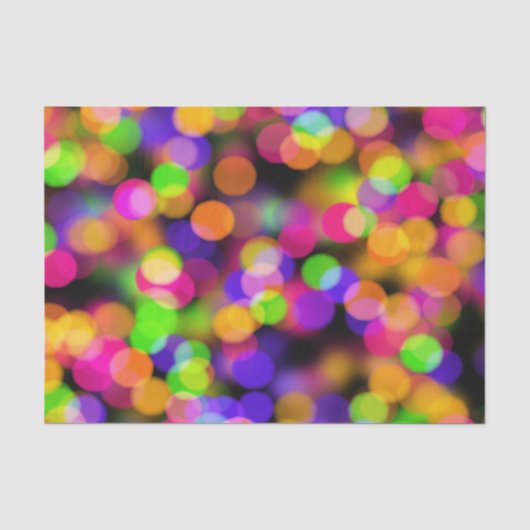 Multi-Kleurige Bokeh Tissuepapier (Voorkant)
