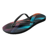 Multi-kleurige geometrische design slippers teenslippers (Schuin)