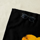 Multi Kleurige Hartjes Strandhanddoek Strandlaken (In situ)