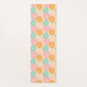 Multi Kleurige Mandala Illustratiepatroon Yogamat (Achterkant)