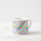 multi-kleurige polka stippen Thunder_Cove Espresso Kop (Voorkant rechts)