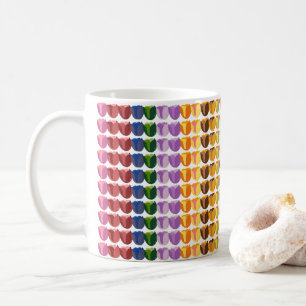 Multi-kleurige tulpen voor de Lente Koffiemok