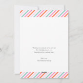 Multi Language Typography Christmas Tree Feestdagenkaart (Achterkant)