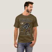 Multi-Legged Horror Hamster Funny Tarantula T-shirt (Voorkant volledig)