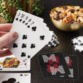 Multi Line Font Retro Modern gepersonaliseerd Pokerkaarten (Insitu)