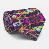 Multi-line kravate stropdas (Opgerold)