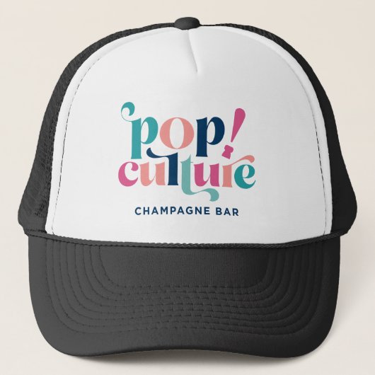 Multi-Logo Trucker Hat Pet (Voorkant)