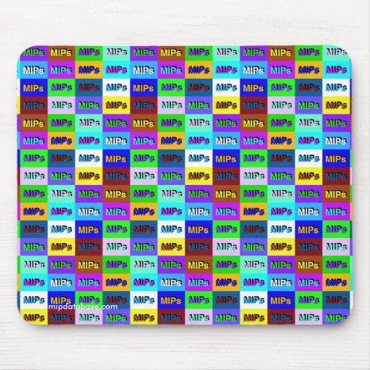 multi mini mips logo mousepad muismat (Voorkant)