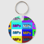 multi-mips logo belangrijkste keten sleutelhanger (Voorkant)