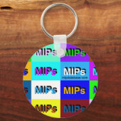 multi-mips logo belangrijkste keten sleutelhanger (Voorkant)
