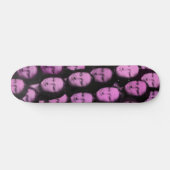 Multi-Mona in Roze - 70-er jaren stijl Persoonlijk Skateboard (Horizontaal)
